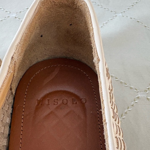 Nisolo Mara Bone Woven Leather Loafers Size 11.5 EUC - Picture 14 of 16